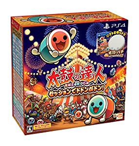 【PS4】太鼓の達人 セッションでドドンがドン! 同梱版 (ソフト+「太鼓とバチ for PlayStation (R) 4」1セットつき)(中古品)