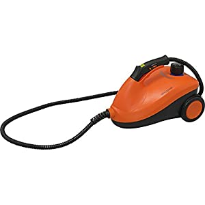 アイリスオーヤマ スチームクリーナー キャニスタータイプ オレンジ STM-416-D(中古品)