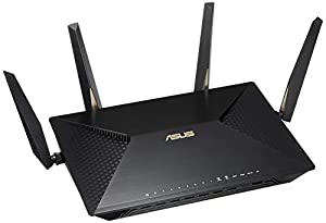 ASUS WiFi 無線 ルーター 1734+800Mbps デュアルバンド BRT-AC828 【3階建 / 4LDK 】【PS5/Nintendo Switch/iPhone/android 対応