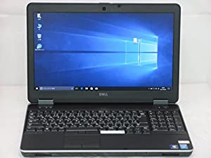 【中古】 デル Latitude E6540 ノートパソコン Core i5 4300M 2.6GHz メモリ8GB 320GBHDD DVDスーパーマルチ Windows10 Professi