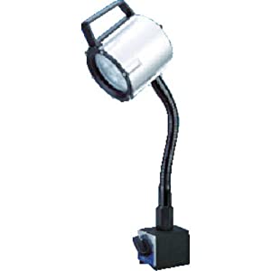 日機 マグネット付LEDスポットライト 12W AC100V NLSS15CBM-AC(4000K) 電気スタンド(マグネット式)(中古品)