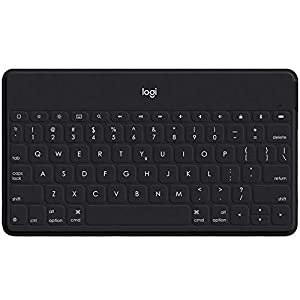 ロジクール KEYS-TO-GO iK1042BKA 第9世代 iPad iPhone キーボード ポータブル ブラック Bluetooth 薄型 充電式 iPhoneスタンド