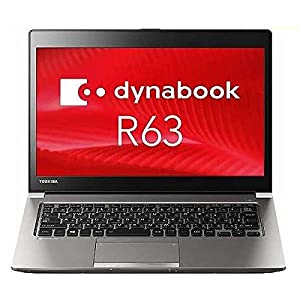 東芝 dynabook R63/B PR63BEAAU4EAD81 Windows 7 Professional 13.3インチ Core i5-6200U メモリ 8GB SSD 256GB 無線LAN Webカメの通販は