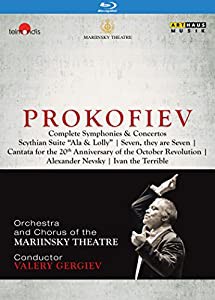 プロコフィエフ全集 (Prokofiev : Complete Symphonies & Concertos / Valery Gergiev & Mariinsky Theatre) [4Blu-ray] [Live]