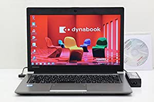 【中古】 東芝 dynabook R63/B Core i5 6300U 2.4GHz/4GB/128GB(SSD)/13.3W/FWXGA(1366x768)/Win7 リカバリメディア(Win10)付属(