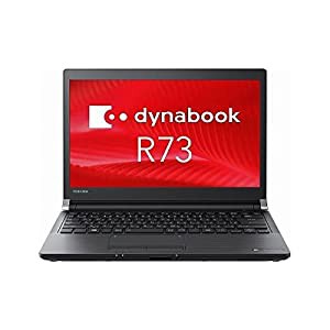 東芝 dynabook R73/D:Corei5-6300U、4GB、500GB_HDD、13.3型HD軽量・高輝度、SMulti、WLAN+BT、標準モデル、10 Pro 64bit、Offic