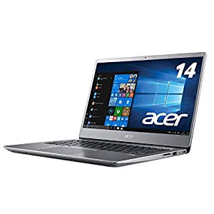 Acerノートパソコン Swift 3 SF314-54-N58U/S (Core i5/8GB/256GB SSD/ドライブなし/14.0型/Windows 10/スパークリーシルバー)(