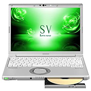 パナソニック CF-SV72DGQR Let`s note SV7 店頭(Core i5-8250U/SSD256GB/SMD/W10Pro64/12.1WUXGA/シルバー/OFHB2016)(中古品)