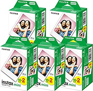 [セット販売x5]FUJIFILM インスタントカメラ チェキ用フィルム 20枚入x5SET INSTAX MINI JP 2(中古品)