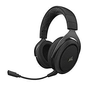 Corsair HS70 WIRELESS -Carbon- ゲーミングヘッドセット SP815 CA-9011175-AP(中古品)