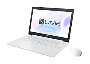 美品　ノートパソコンNEC LAVIE ホワイト LAVIE N15 【展示品】 NEC ノートパソコン 15.6型 IPS液晶/ Ryzen 7