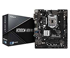ASRock Intel H310チップ搭載 Micro ATX マザーボード H310CM-HDV/M.2(中古品)