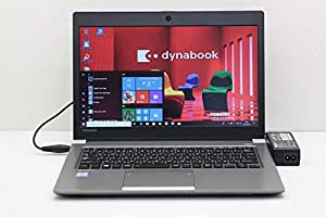 【中古】 東芝 dynabook R63/D Core i5 6200U 2.4GHz/4GB/256GB(SSD)/13.3W/FWXGA(1366x768)/Win10(中古品)の通販は