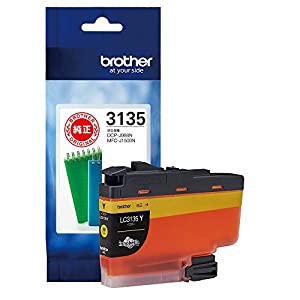 ブラザー工業 【brother純正】インクカートリッジイエロー LC3135Y 対応型番:DCP-J988N、MFC-J1500N、MFC-J1605DN 他(中古品)