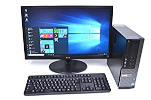 SSD メモリ8G フルHD 中古パソコン DELL OPTIPLEX 7010 Core i5 3470 (3.20GHz) Windows10 64bit マルチ USB3.0 24型液晶セット(