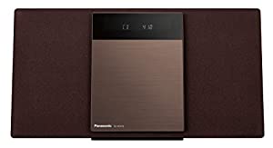 パナソニック ミニコンピューターポ FM/AM 2ダンス楽隊 Bluetooth相応う 4GB記憶装置内蔵 赤銅色 SC-HC410-T(中古品)