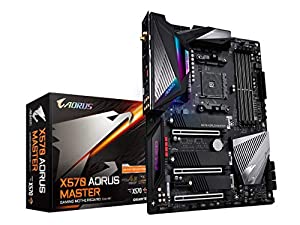 GIGABYTE X570 AORUS MASTER ATX マザーボード [AMD X570チップセット搭載] MB4787(中古品)