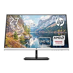 ヒューレット・パッカード(HP) HP モニター 27インチ 4K ディスプレイ 解像度3840x2160 非光沢 IPSパネル 高視野角 超薄型 省ス