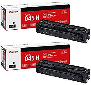 キヤノン CRG-045H トナーカートリッジ 純正 ブラック 2本セット(中古品)