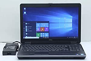 【中古】 DELL Latitude E6540 Core i5 4300M 2.6GHz/4GB/256GB(SSD)/Multi/15.6W/FWXGA(1366x768)/Win10(中古品)