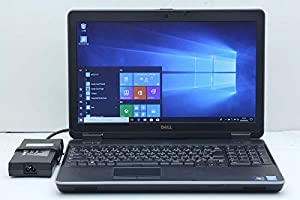 【中古】 DELL Latitude E6540 Core i5 4300M 2.6GHz/4GB/256GB(SSD)/Multi/15.6W/FWXGA(1366x768)/Win10(中古品)