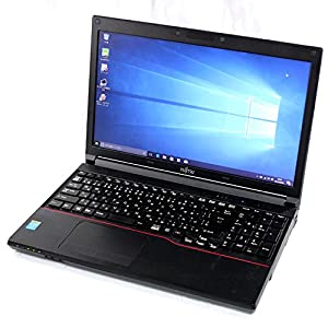 FUJITSU 富士通 LIFEBOOK A574/M Core i5 8GB SSD256GB 15.6型 DVDスーパーマルチ Windows10 無線LAN Bluetooth Webカメラ 中古 