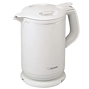 象印 電気ケトル 1.0L 沸騰後1時間90℃保温 コーヒードリップ用機能付き ホワイト CK-AX10-WA(中古品)