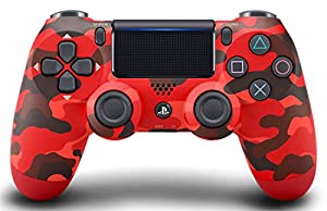 ワイヤレスコントローラー(DUALSHOCK 4) レッド・カモフラージュ(中古品)