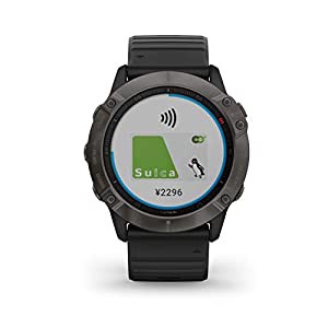 GARMIN(ガーミン) fenix 6X Sapphire Black DLC 音楽再生機能 マルチスポーツ型GPSウォッチ 最大21日間稼働 【日本正規品】010-0