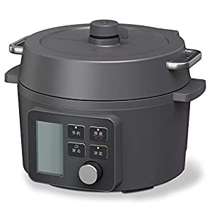 電気圧力鍋 2.2L ブラック KPC-MA2-B アイリスオーヤマ 65種類自動メニュー搭載(中古品)