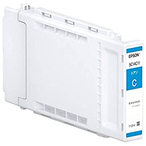 エプソン sc 14 c 11 surecolor 用 インク カートリッジ 110 ml シアン(中古品)