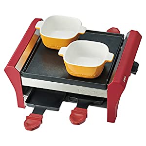 レコルト ラクレットアンドフォンデュメーカー グランメルト RRF-2 recolte Raclette &amp; Fondue Maker Grand Melt (02：レッド)(