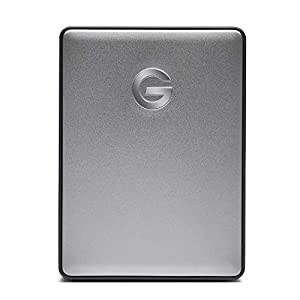 G-Technology ポータブルHDD 5TB スぺースグレイ G-DRIVE Mobile USB-C 3年保証 0G10477(中古品)