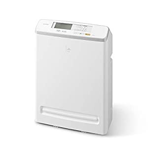 アイリスオーヤマ 空気清浄機 25畳 モニター付き 汚れ具合数値化 ホコリセンサー付 MSAP-DC100 ホワイト(中古品)