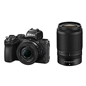 Nikon ミラーレス一眼カメラ Z50 ダブルズームキット NIKKOR Z DX 16-50mm+NIKKOR Z DX 50-250mm付属 Z50WZ ブラック(中古品)