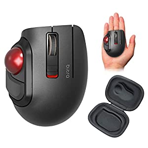 エレコム マウス Bluetooth (iOS対応) トラックボール Sサイズ 小型 親指 5ボタン 静音 ブラック M-MT1BRSBK(中古品)の通販は 10,169円