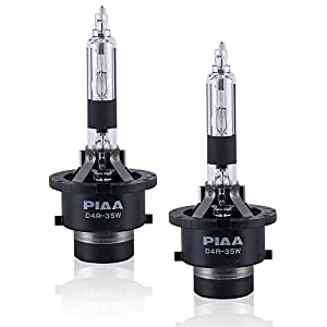【Amazon.co.jp 限定】PIAA ヘッドライト用 HIDバルブ 6000K 純正交換 2700lm D4R 12V/24V車用 車検対応 輸入車対応 2個入 X7358