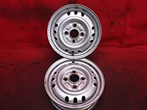 スチール ホイール 2本 ホンダ トゥデイ純正 12×4.00B 4穴 PCD 100 +35 ハブ径 56 ◆2976H-K3 【12インチ以下 中古ホイール】(
