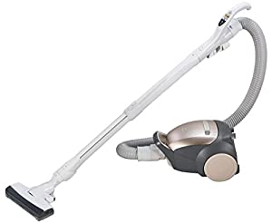 パナソニック 紙パック式掃除機 小型軽量パワーノズル 親子ノズル 軽量 本体2.7kg シャンパンゴールド MC-PK21G-N(中古品)