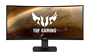 ASUS ゲーミングモニター TUF Gaming VG35VQ 35インチ/曲面/WQHD/VA/100Hz/1ms /HDMI×2DP/ FreeSync/VESAマウント/ 3年保証(中