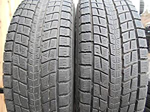 E342 225/70R16 冬2本セット スタッドレス 225/70-16 225-70-16 DUNLOP GRANDTREK SJ8 エスクード(中古品)