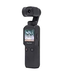 Feiyu Pocket 超小型カメラ付きジンバル,6軸ハイブリッド補正 ソニー製1/2.5''センサー 4K/60fps撮影 タイムラプスパノラマ8Xス