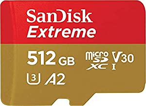 サンディスク microSD 512GB UHS-I U3 V30 書込最大90MB/s Full HD &amp; 4K SanDisk Extreme SDSQXA1-512G-EPK エコパッケージ(中古
