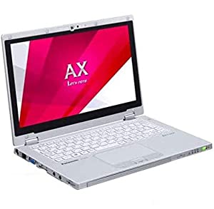【中古2in1PC】 Panasonic Let's note CF-AX3(CF-AX3GDCCS) ■ Core i5-4300U/4GB/SSD 128GB/FHDタッチパネル/Ｗebカメラ/Window