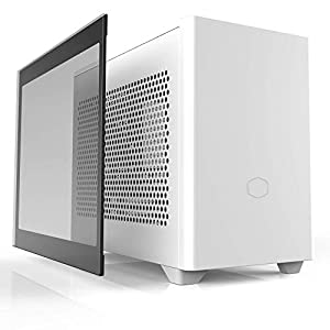 Cooler Master NR200P ホワイト SFF スモールフォームファクター Mini-ITX ケース 強化ガラスまたは通気パネルオプション PCIラ
