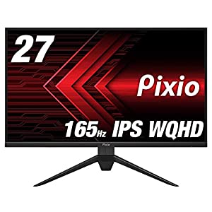 Pixio PX277 Prime 見せびらかす ゲーミングモニター [ 27in 165hz WQHD 1440p IPS 1ms FreeSync G-SYNC Compatible相応う HDR
