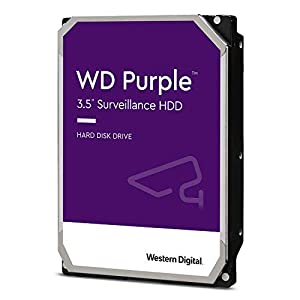 Western Digital ウエスタンデジタル 内蔵 HDD 2TB WD Purple 監視システム 3.5インチ WD20PURZ-EC(中古品)