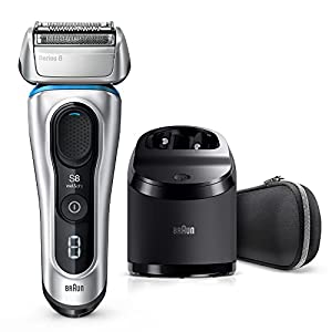 【除菌洗浄器付き】 ブラウン シリーズ8 ?メンズ電気シェーバー 8390cc-V 4カットシステム 洗浄器付 システム 密着3Dヘッド 人