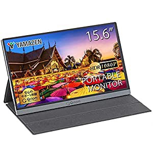 山善 モバイルモニター 15.6インチ モバイルディスプレイ 1080P 1670万色 日本設計 Type-C/HDMI-mini ブルーライト機能 IPSパネ の通販は