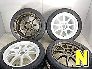 【中古タイヤ】4本セット CORSA 2233 235/45R17 / WORK エモーションD9R 17x7.0 47 114.3-5穴 ロードスターに！ サマータイヤ S1